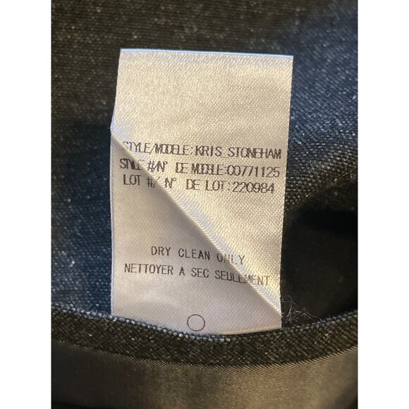 Theory Kris Blazer Black Stoneham Tweed Single Breasted Men Size 44R - Picture 10 of 10